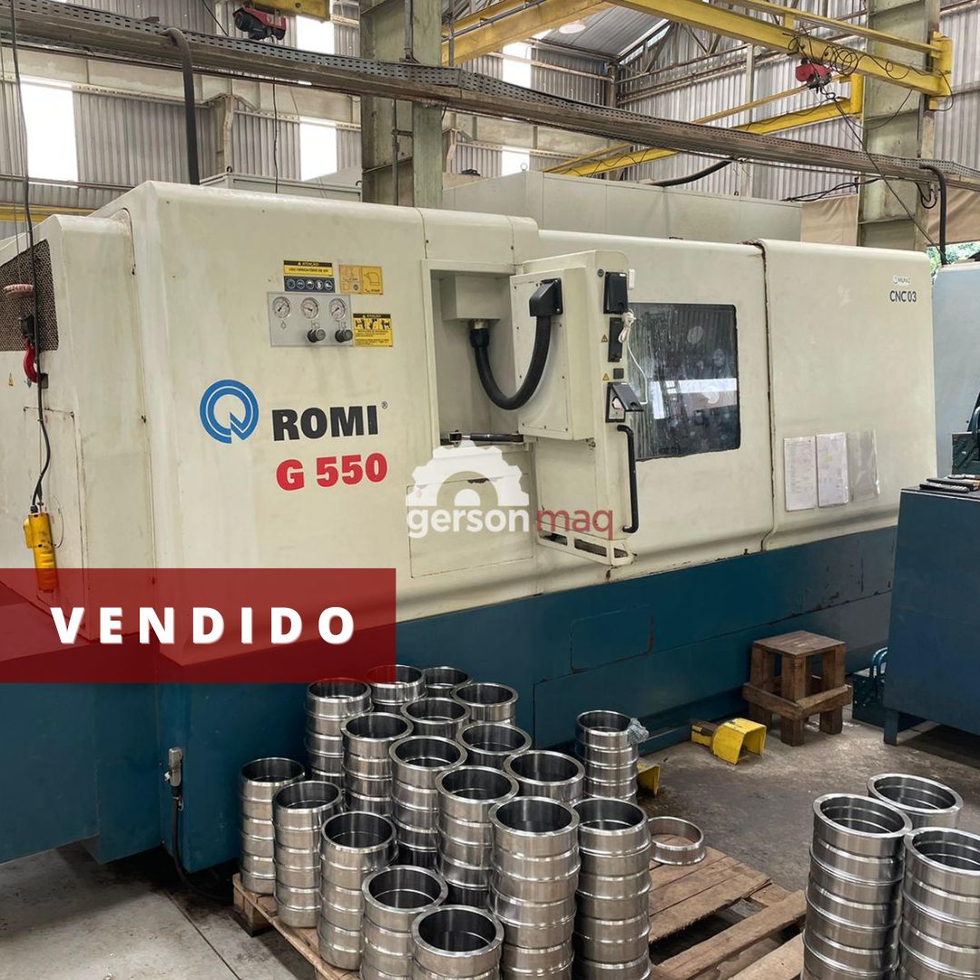 TORNO CNC ROMI G550 ANO 2010